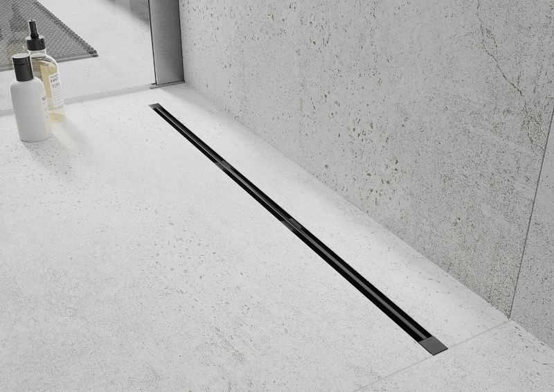 Mexen Flat 360 Super Slim lineært afløb sort 100 cm 1 stk