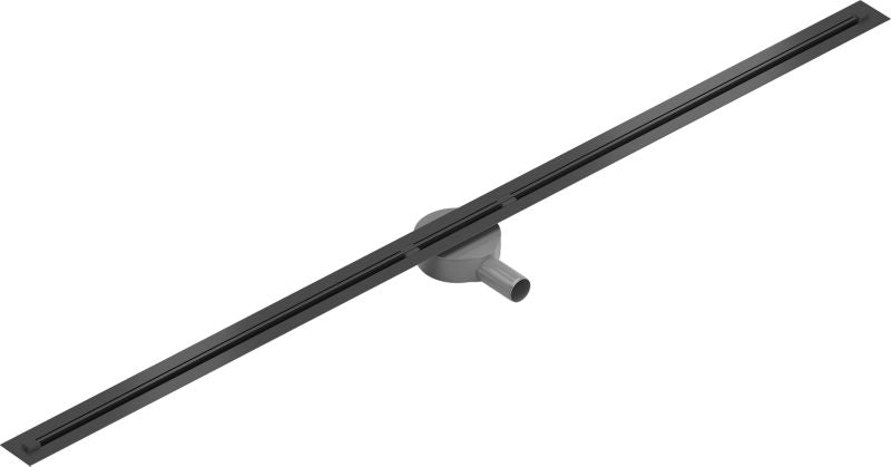 Mexen Flat 360 Super Slim lineært gulvafløb sort 180 cm 1 stk