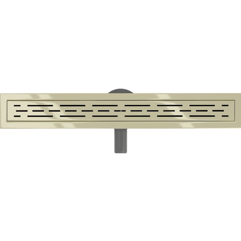 Mexen Flat 360 lineært gulvafløb, 70 cm, guld, 1 stk.