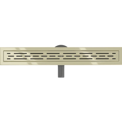 Mexen Flat 360 lineært gulvafløb, 70 cm, guld, 1 stk.