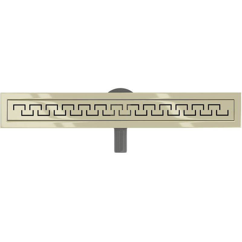 Mexen Flat 360 lineært gulvafløb i guld, 70 cm, 1 stk.