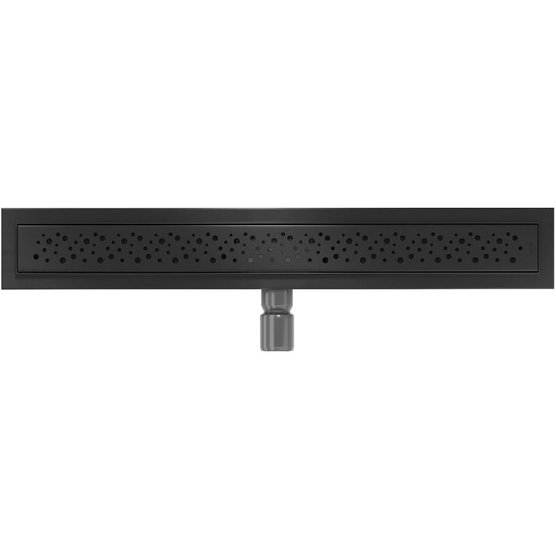 Mexen Flat lineært afløb i sort, 1 stk.