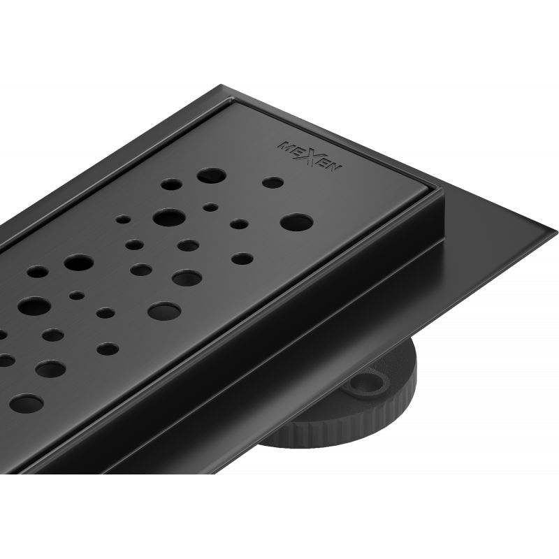 Mexen Flat sort lineært afløb 1 stk.