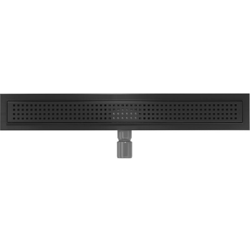 Mexen Flat lineært afløb i sort, 1 stk.