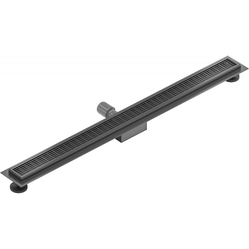 Mexen Flat sort lineært afløb 1 stk.