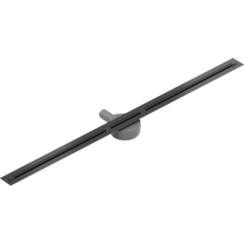 Mexen Flat sort lineært afløb 120 cm 1 stk.
