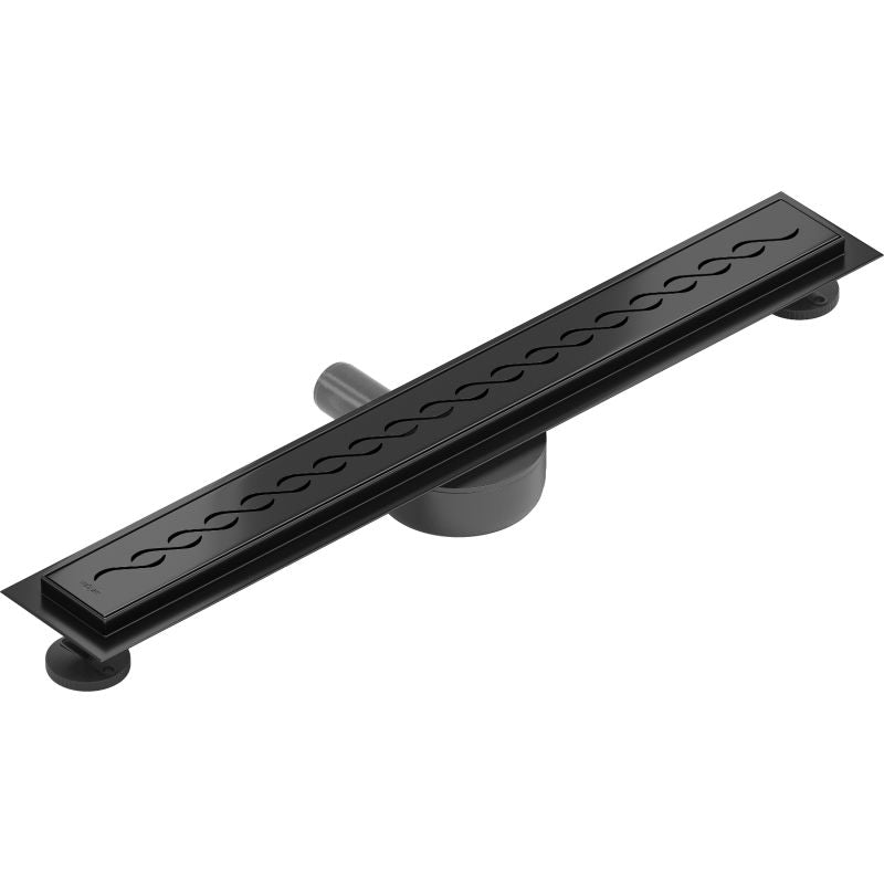 Mexen Flat lineært afløb sort 70 cm 1 stk.