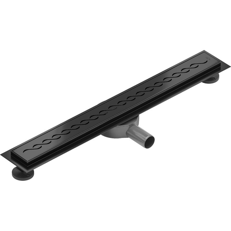 Mexen Flat lineært afløb sort 70 cm 1 stk.