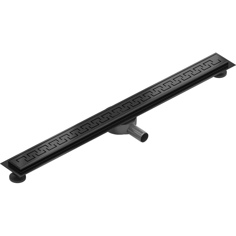 Mexen Flat lineært afløb sort 80 cm
