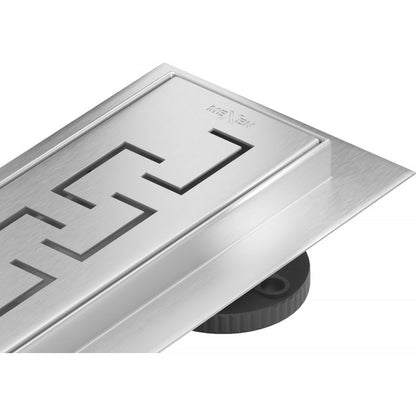 Mexen Flat inox lineært afløb 100 cm, 1 stk.