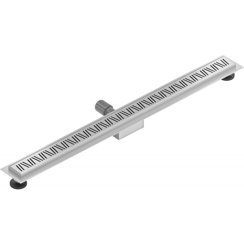 Mexen Flat inox lineært afløb 100 cm, 1 stk.