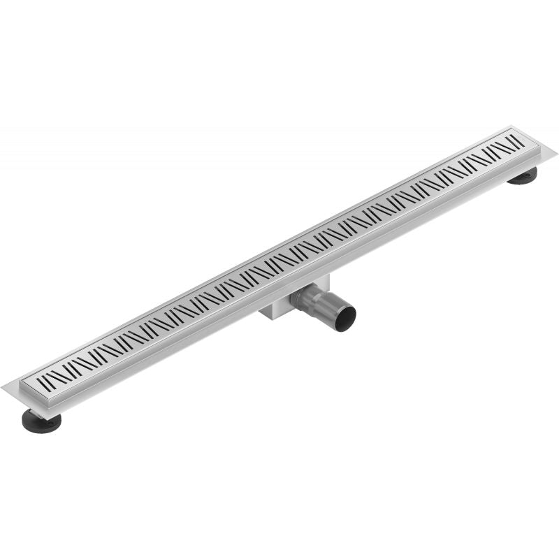 Mexen Flat inox lineært afløb 100 cm, 1 stk.