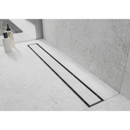 Mexen Flat lineært afløb i inox 70 cm, 1 stk.