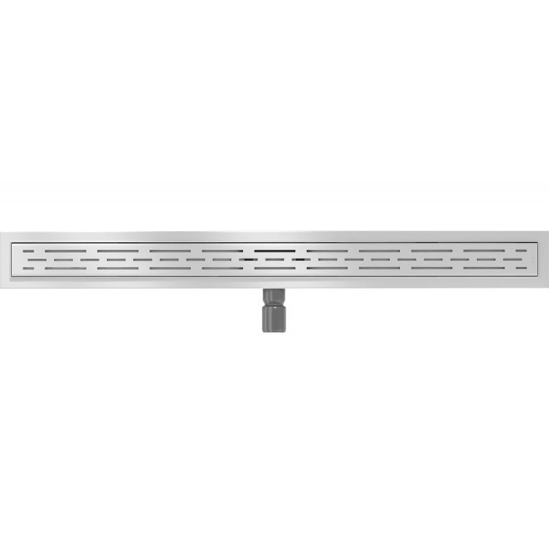 Mexen Flat inox lineært gulvafløb 80 cm, 1 stk.