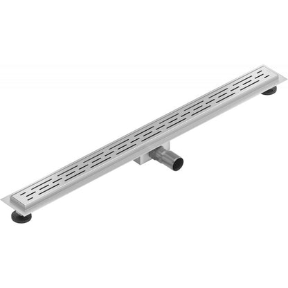 Mexen Flat inox lineært gulvafløb 80 cm, 1 stk.