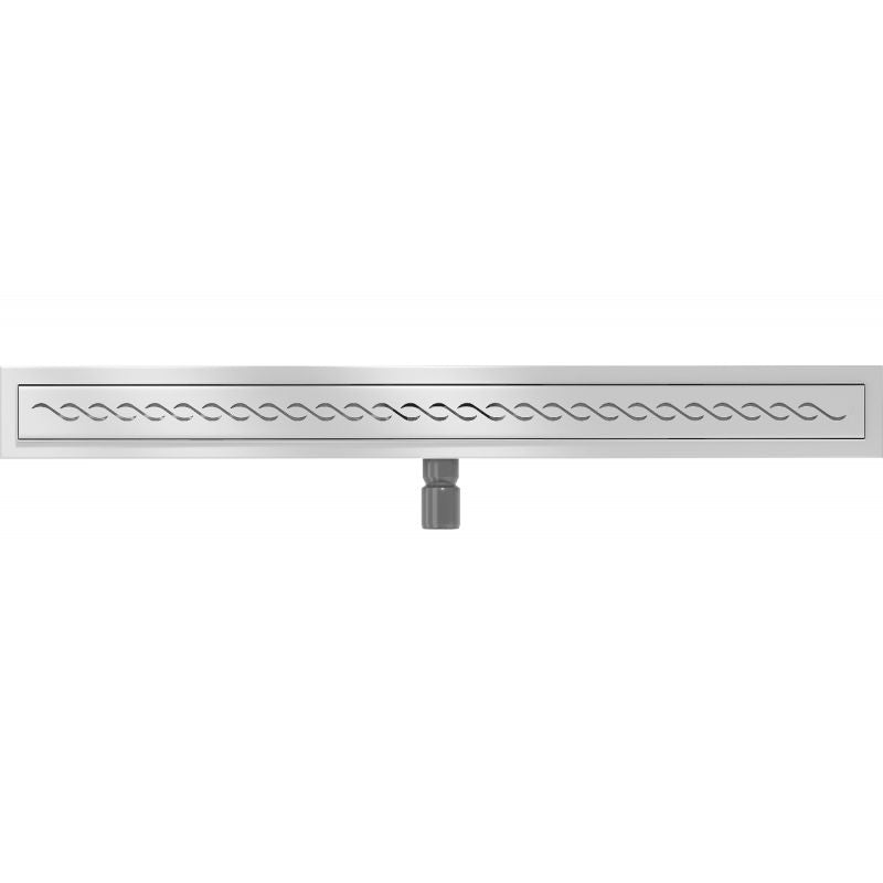 Mexen Flat inox lineært afløb 80 cm, 1 stk.