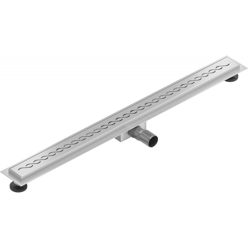 Mexen Flat inox lineært afløb 80 cm, 1 stk.