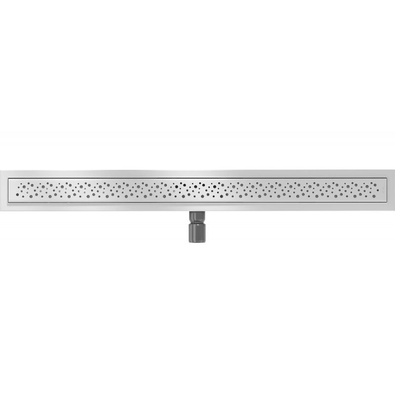 Mexen Flat inox lineært afløb 80 cm, 1 stk.