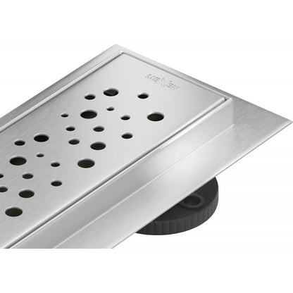 Mexen Flat inox lineært afløb 80 cm, 1 stk.