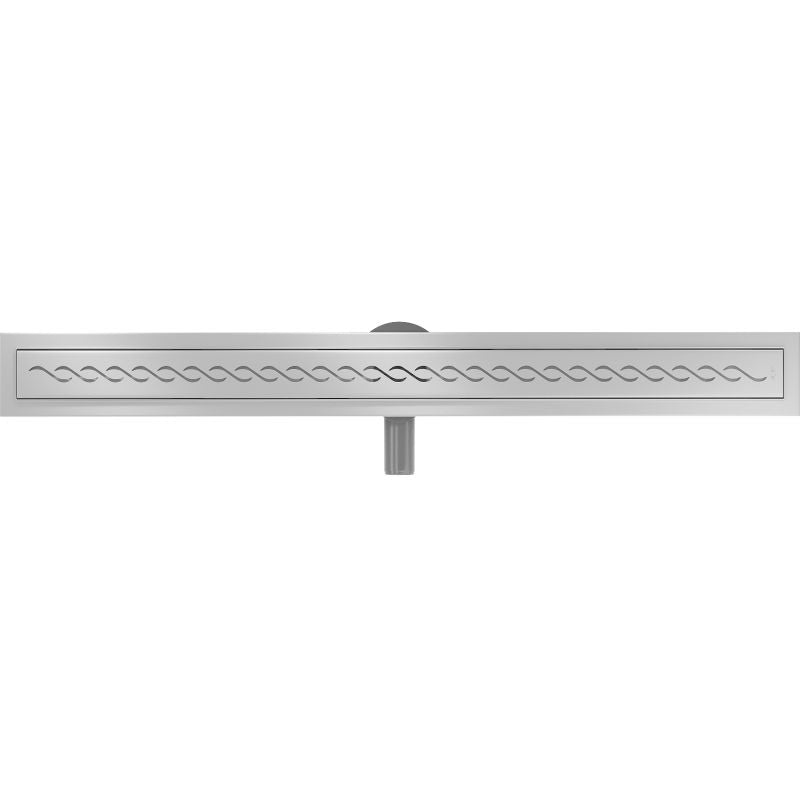 Mexen Flat inox lineært afløb 80 cm, 1 stk.