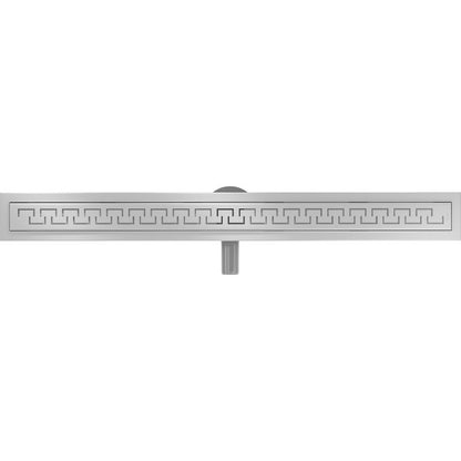 Mexen Flat lineært afløb i rustfrit stål 80 cm, 1 stk.
