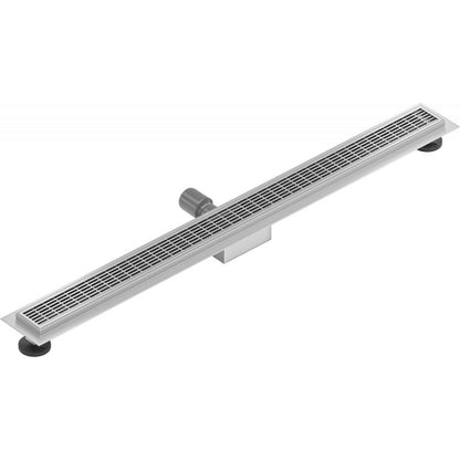 Mexen Flat inox lineært afløb 80 cm, 1 stk.