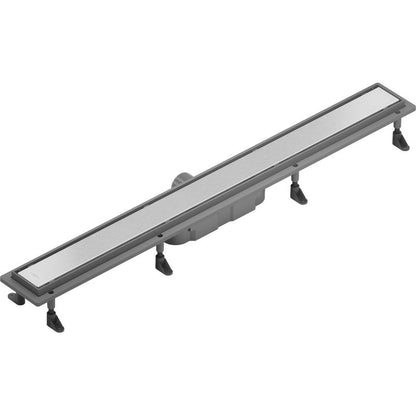 Mexen Flat lineært afløb i rustfrit stål 90 cm, 1 stk.