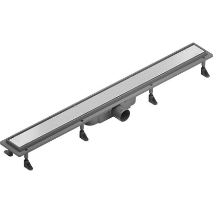 Mexen Flat lineært afløb i rustfrit stål 90 cm, 1 stk.