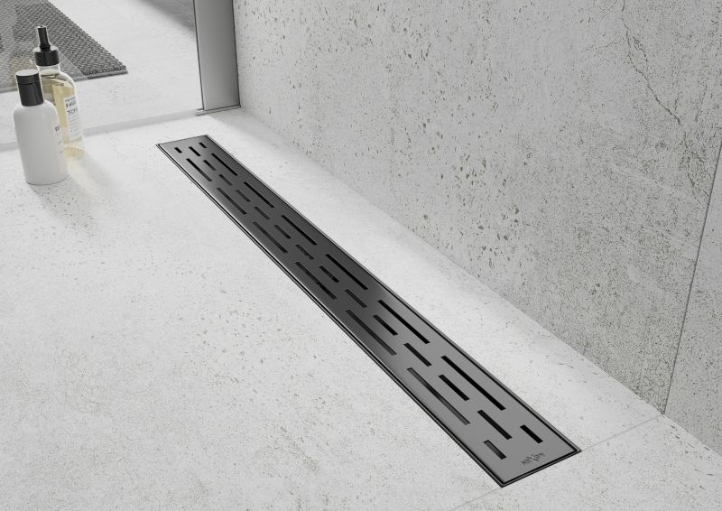 Mexen Flat M01 lineært afløb sort 60 cm 1 stk