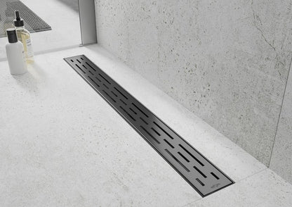 Mexen Flat M01 lineært afløb sort 60 cm 1 stk