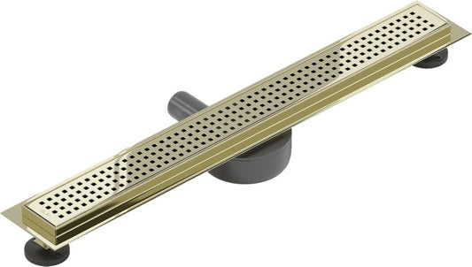 Mexen Flat M08 lineært gulvafløb i guld 70 cm 1 stk