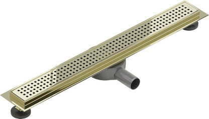Mexen Flat M08 lineært gulvafløb i guld 70 cm 1 stk