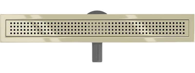 Mexen Flat M08 lineært gulvafløb i guld 70 cm 1 stk