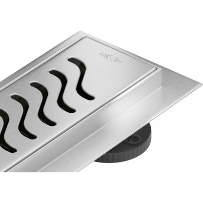 Mexen Flat M09 lineært afløb inox 80 cm, 1 stk.