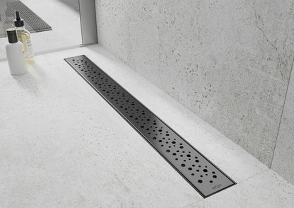 Mexen Flat M12 sort lineært afløb 60 cm 1 stk