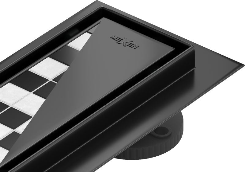 Mexen Flat M13 lineært afløb sort 1 stk.