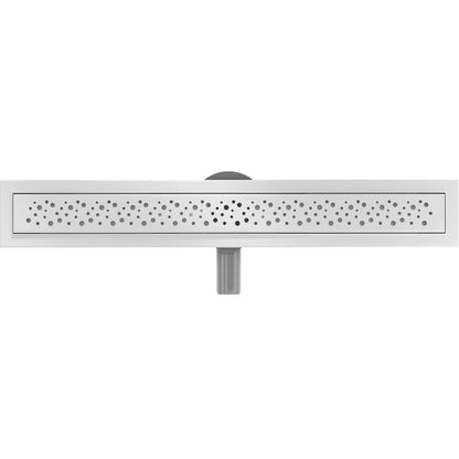 Mexen Flat roterbar lineær afløb i rustfrit stål 50 cm, 1 stk.