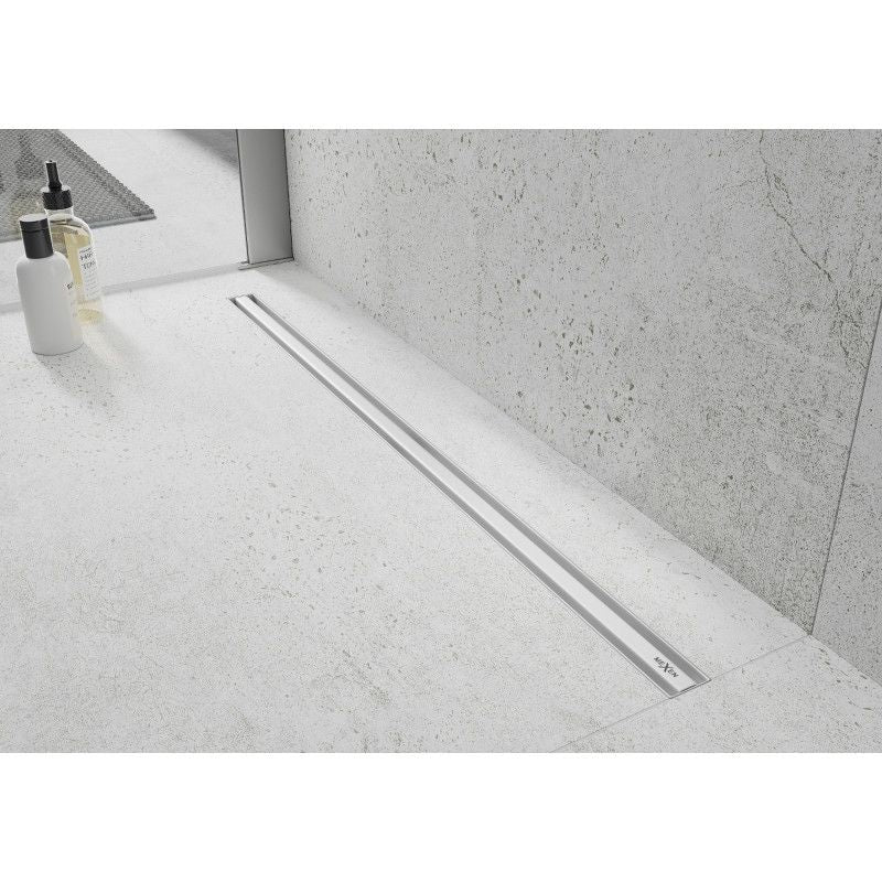 Mexen Flat Slim hvid lineært afløb 120 cm