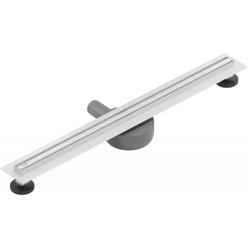Mexen Flat slim hvid lineært afløb 70 cm, 1 stk.