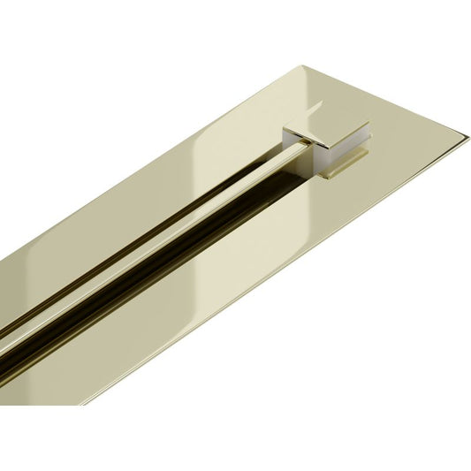 Mexen Flat super-slim roterbar gulvafløb 80 cm i guld, 1 stk.