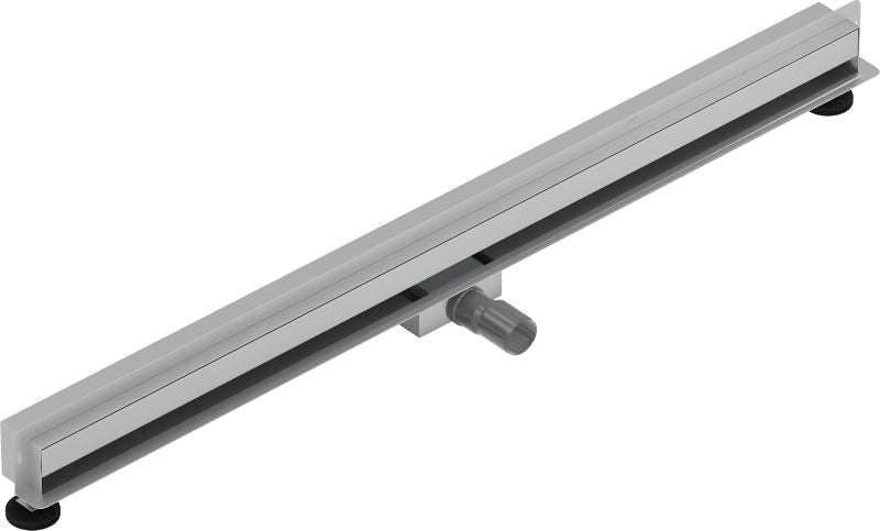 Mexen Flat Wall inox 120 cm vægmonteret lineært afløb 2-i-1, 1 stk.