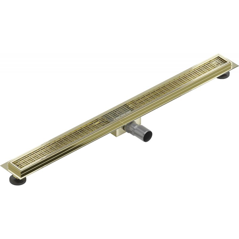 Mexen Flat gulvafløb i guldfinish 100 cm, 1 stk.