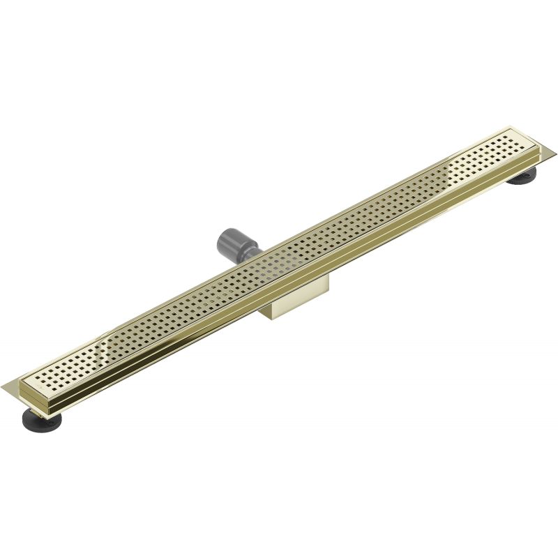 Mexen Flat gulvafløb 100 cm i guld, 1 stk.
