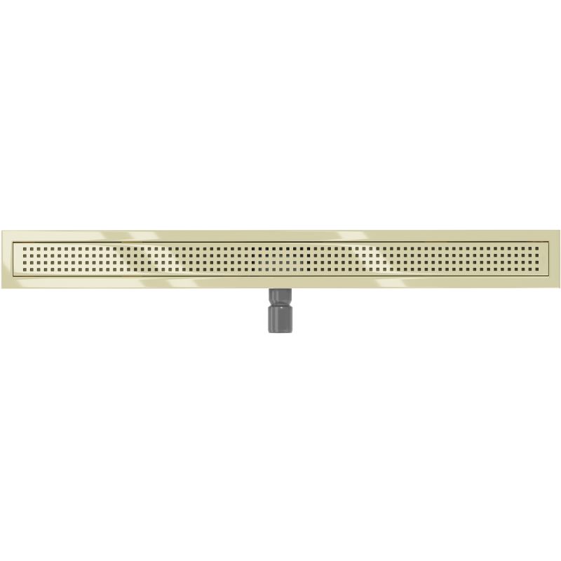 Mexen Flat gulvafløb 100 cm i guld, 1 stk.