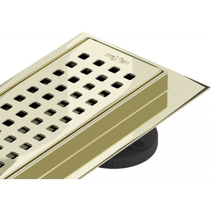 Mexen Flat gulvafløb i guldfinish 50 cm, 1 stk.