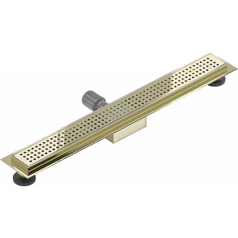 Mexen Flat gulvafløb i guldfinish 50 cm, 1 stk.