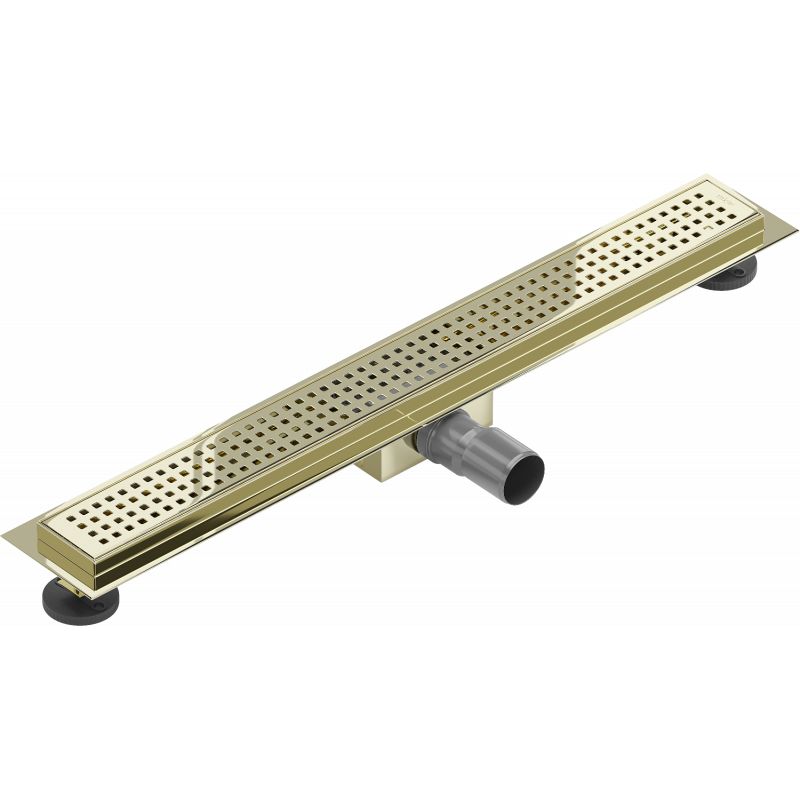 Mexen Flat gulvafløb i guldfinish 50 cm, 1 stk.