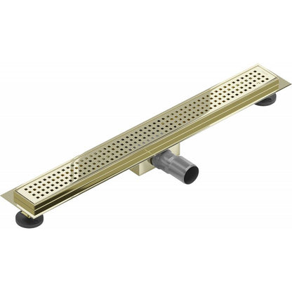 Mexen Flat gulvafløb i guldfinish 50 cm, 1 stk.