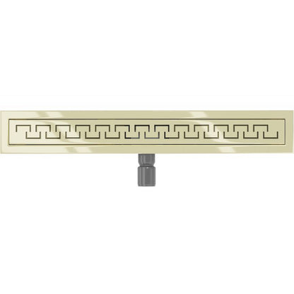 Mexen Flat lineært gulvafløb i guld 70 cm, 1 stk.
