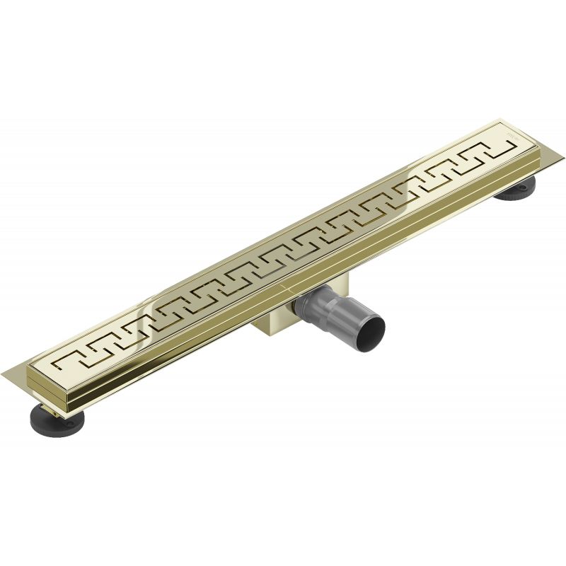 Mexen Flat lineært gulvafløb i guld 70 cm, 1 stk.